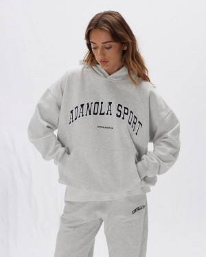 Adanola As Oversized Hoodie Lysegrå | SN-ADA56523