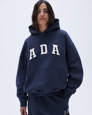 Adanola Oversized Hoodie Blå | SN-ADA56526