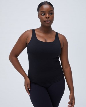 Adanola Ultimate Longline Tank Top Sort | SN-ADA56471