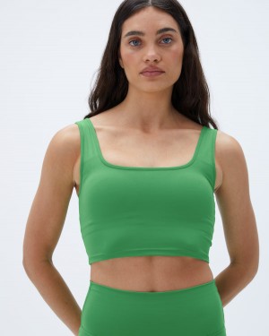 Adanola Ultimate Square Neck Bra Grøn | SN-ADA56550