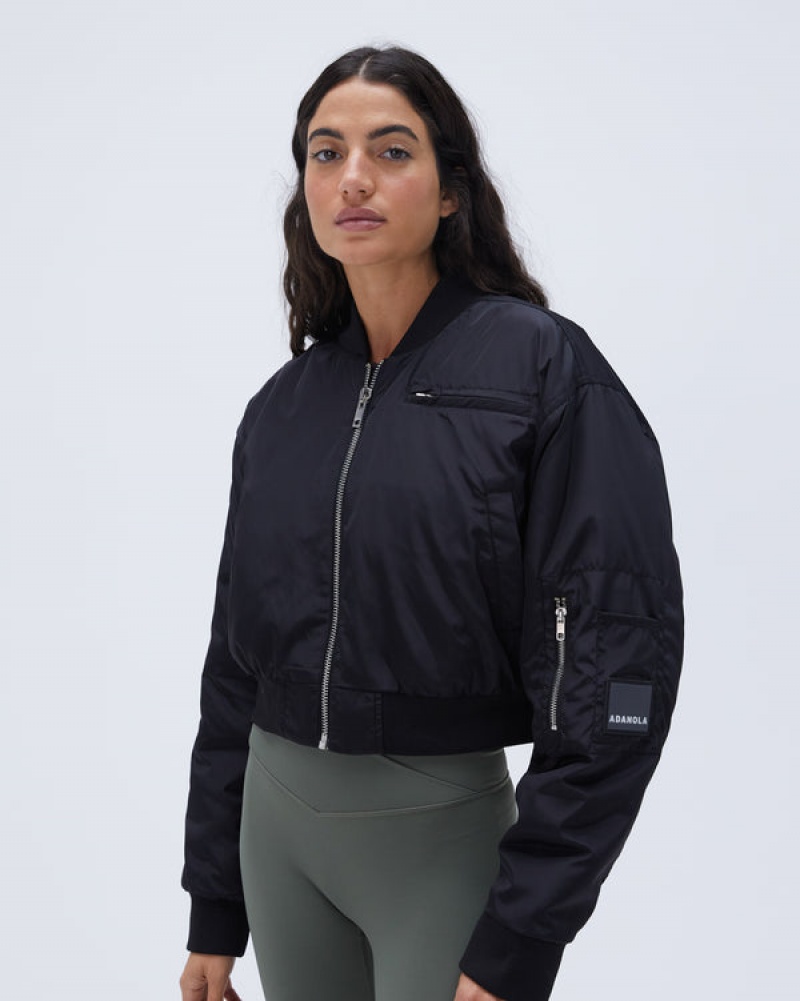 Adanola Crop Bomber Jacket Sort | SN-ADA56666