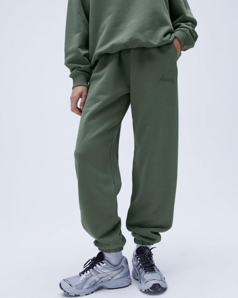 Adanola Freehand Sweatpants Khaki Grøn | SN-ADA56541