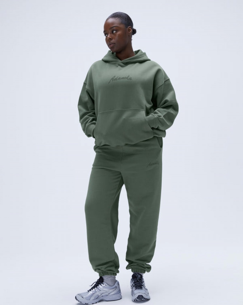 Adanola Freehand Sweatpants Khaki Grøn | SN-ADA56541