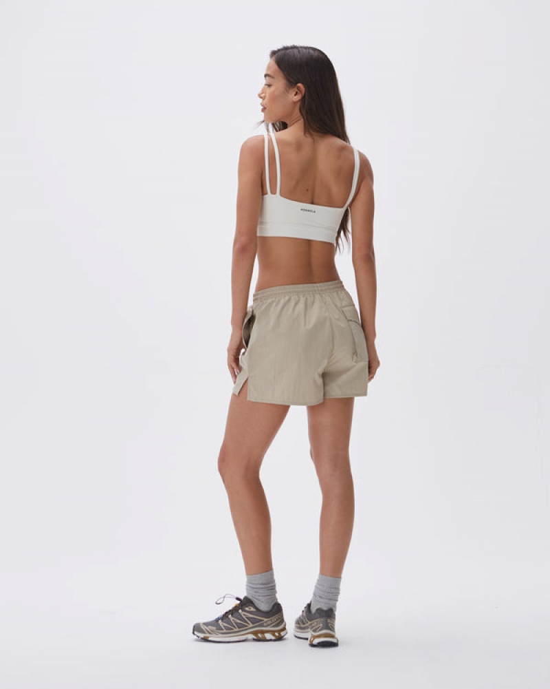 Adanola Loose Pocket Shorts Beige | SN-ADA56623