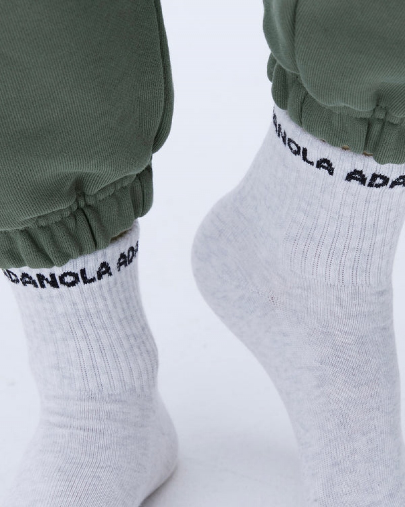 Adanola Mid-length Socks Grå | SN-ADA56690