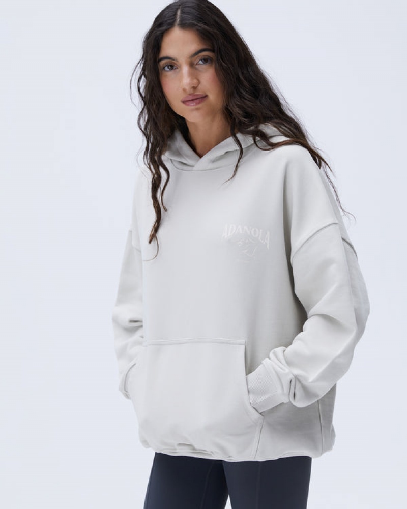 Adanola Outdoors Oversized Hoodie Grå | SN-ADA56524