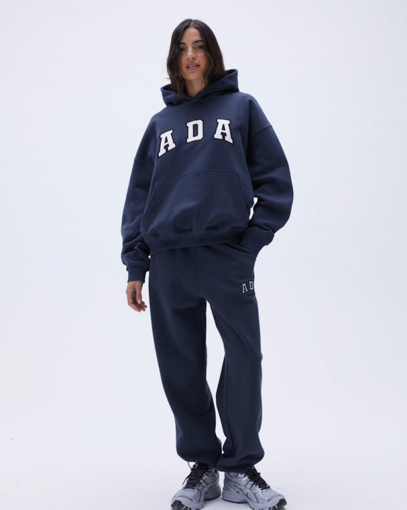 Adanola Oversized Hoodie Blå | SN-ADA56526