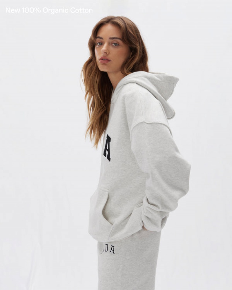 Adanola Oversized Hoodie Lysegrå | SN-ADA56527