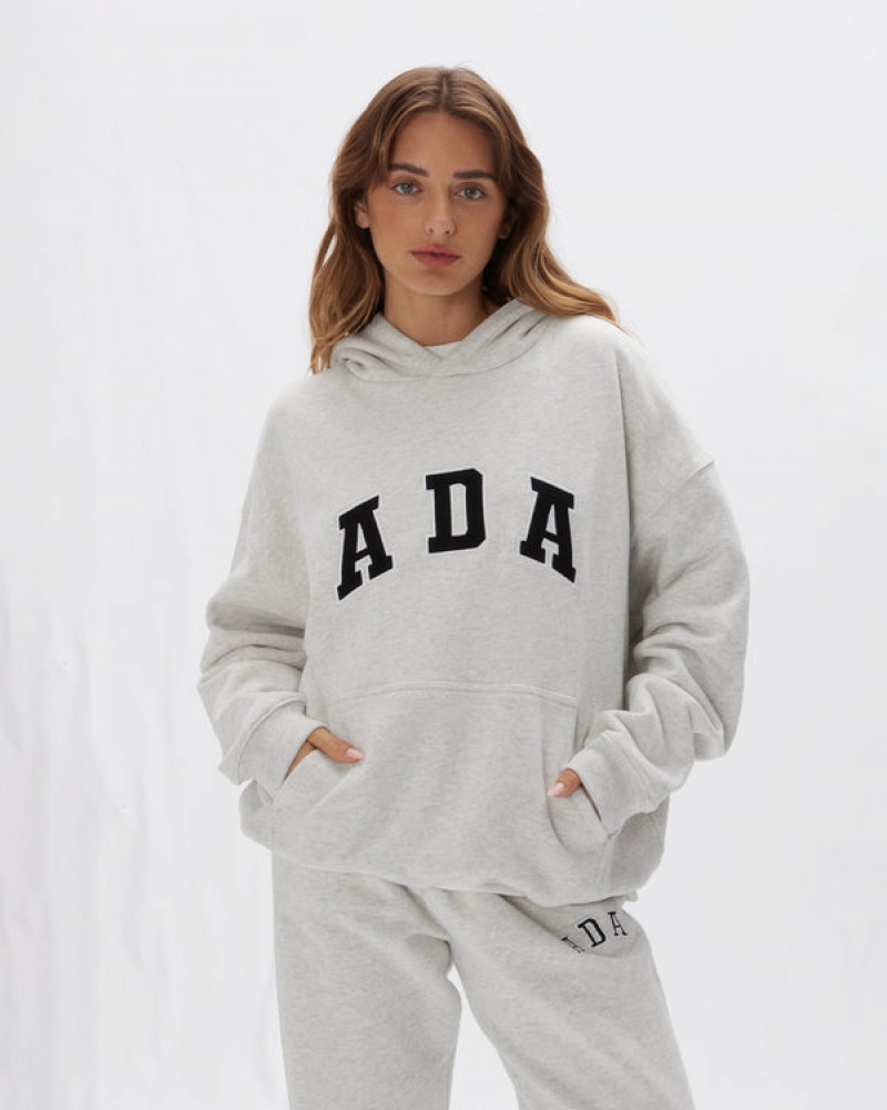 Adanola Oversized Hoodie Lysegrå | SN-ADA56527