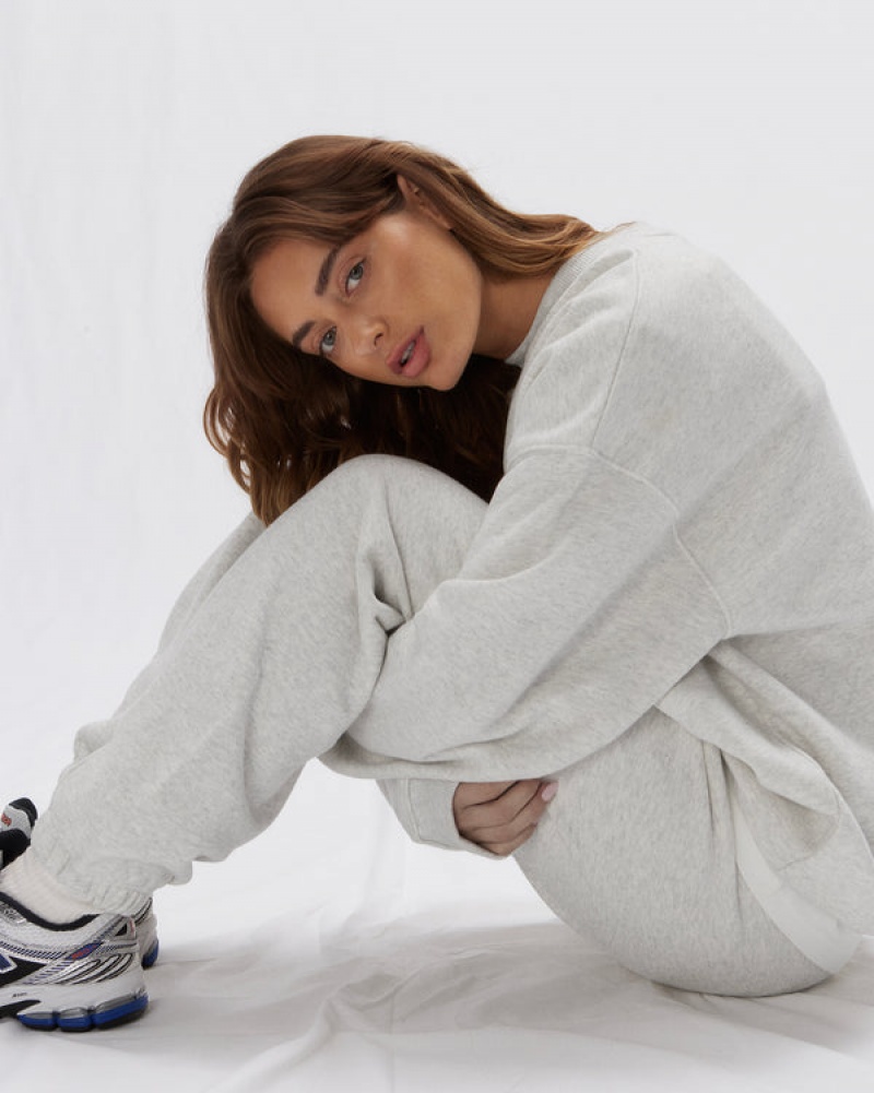 Adanola Oversized Sweatshirt Lysegrå | SN-ADA56509