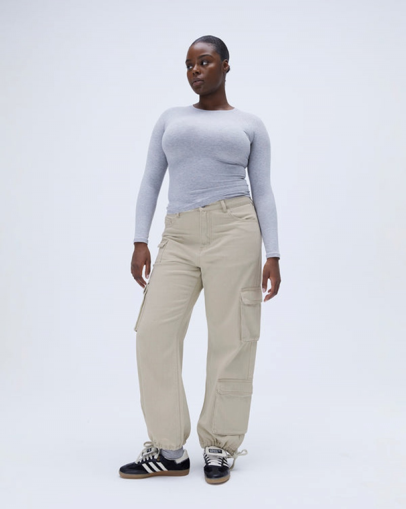 Adanola Pocket Detail Cargo Pant Grå | SN-ADA56665