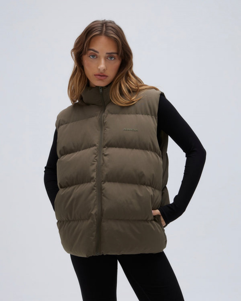 Adanola Polstret Gilet Grøn | SN-ADA56668