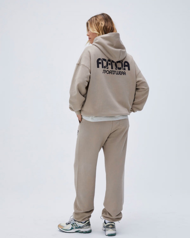 Adanola Sportswear Oversized Hoodie Beige | SN-ADA56520