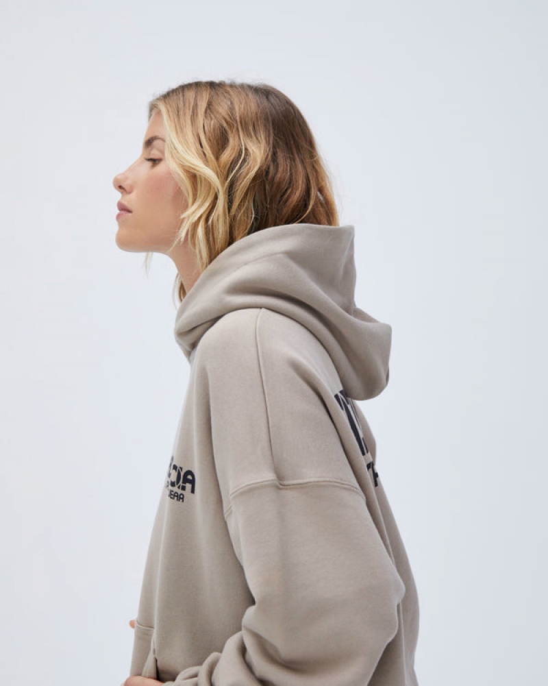 Adanola Sportswear Oversized Hoodie Beige | SN-ADA56520