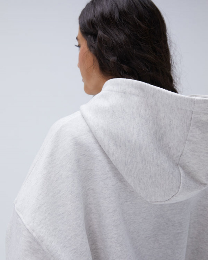 Adanola Sportswear Oversized Hoodie Lysegrå | SN-ADA56518