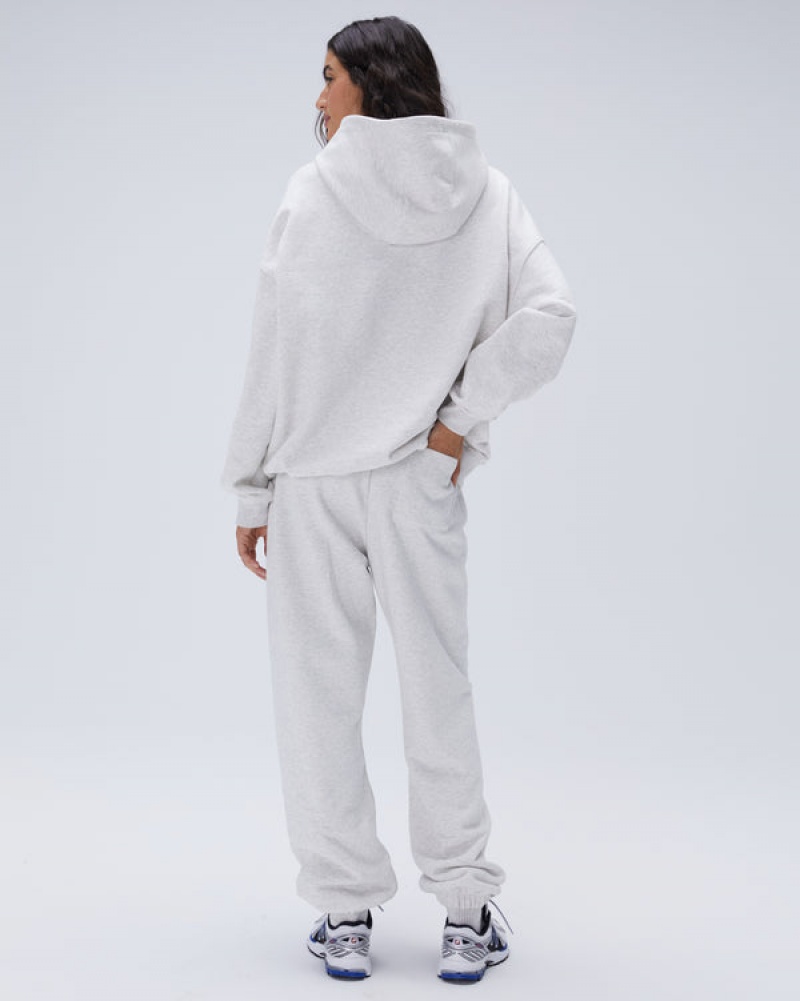 Adanola Sportswear Oversized Hoodie Lysegrå | SN-ADA56518