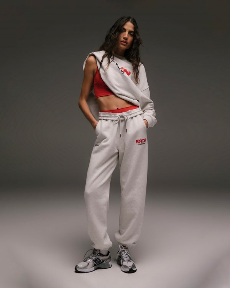 Adanola Sportswear Sweatpants Lysegrå | SN-ADA56537