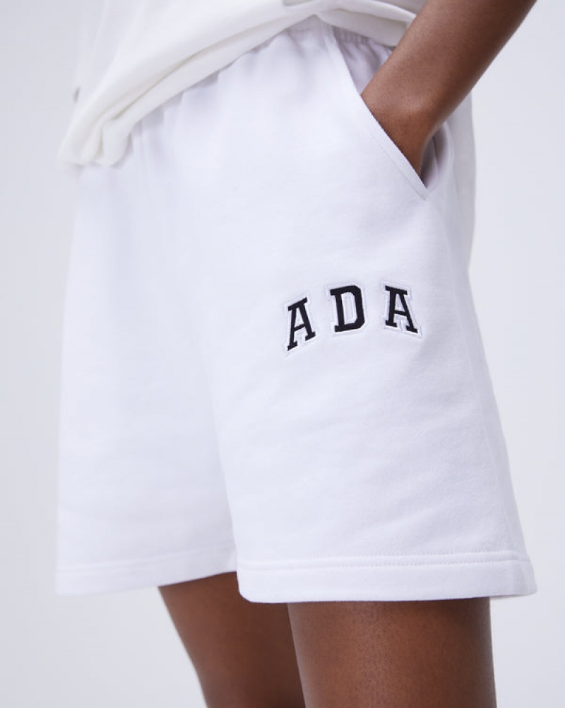 Adanola Sweat Shorts Hvide | SN-ADA56597