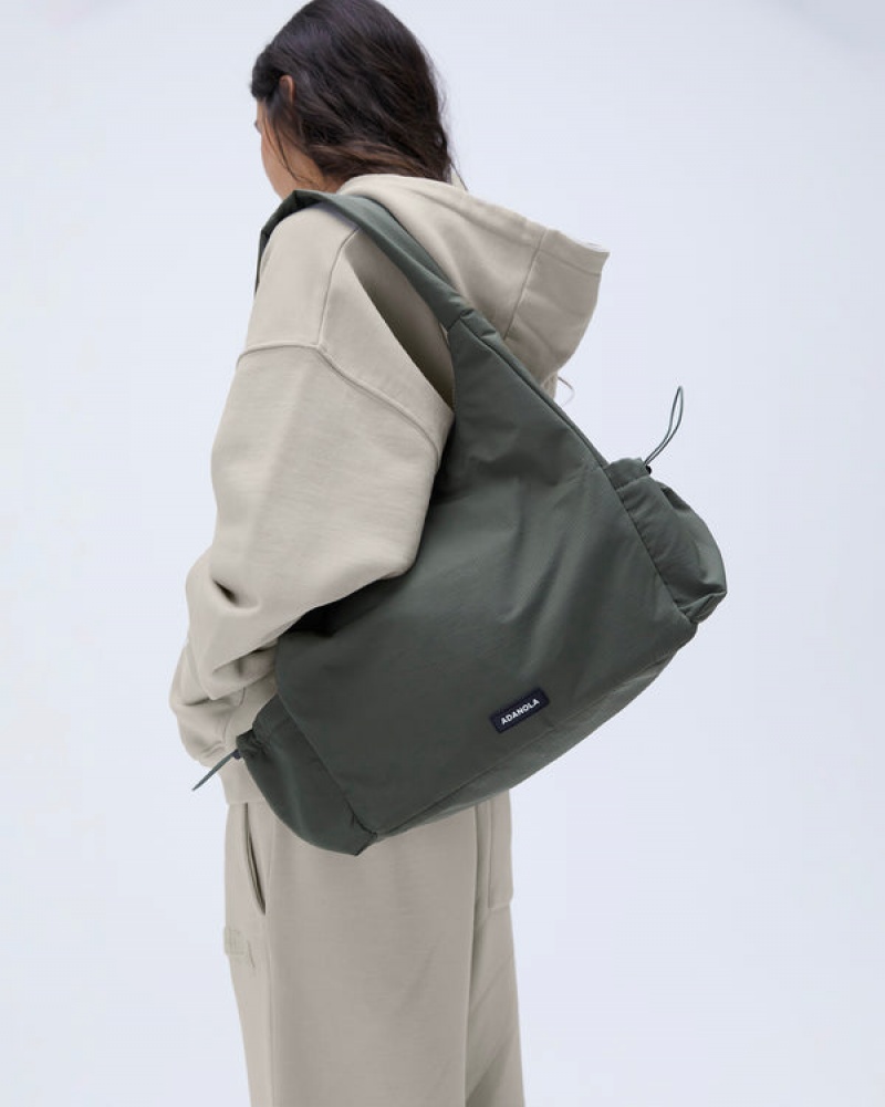 Adanola Toggle Shoulder Bag Khaki Grøn | SN-ADA56686