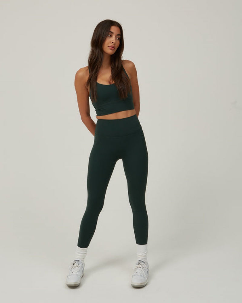 Adanola Ultimate Leggings Dyb Grøn | SN-ADA56420