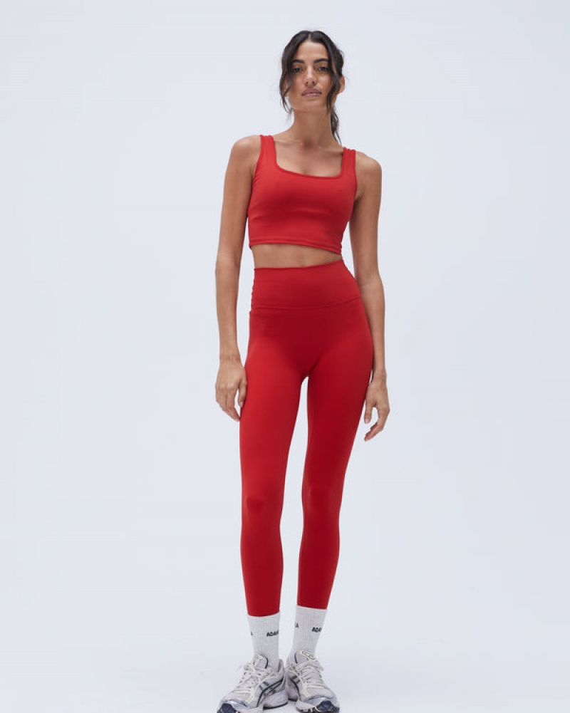 Adanola Ultimate Leggings Rød | SN-ADA56416