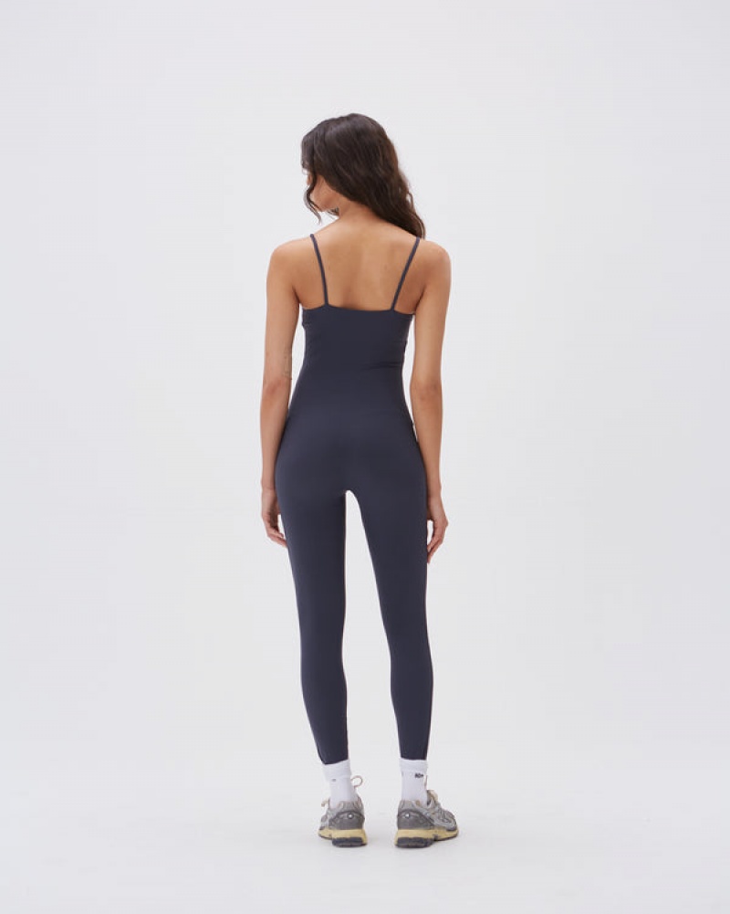 Adanola Ultimate Strappy Full Length Unitard Blå | SN-ADA56641