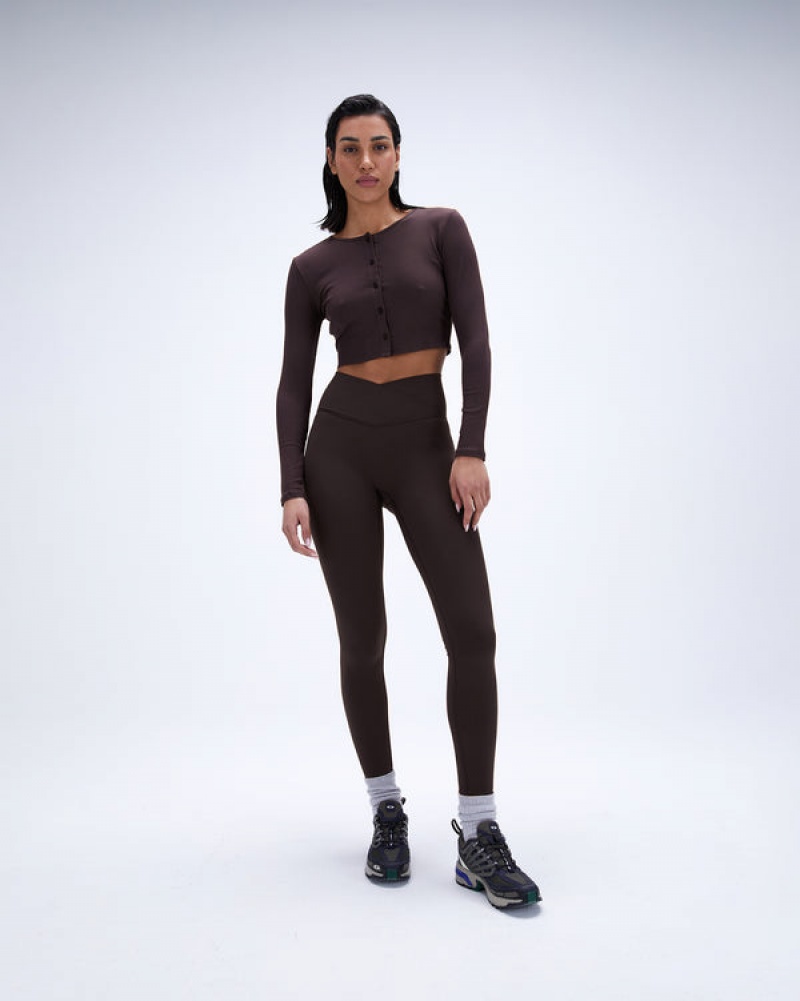 Adanola Ultimate Wrap Over Leggings Kaffe | SN-ADA56427