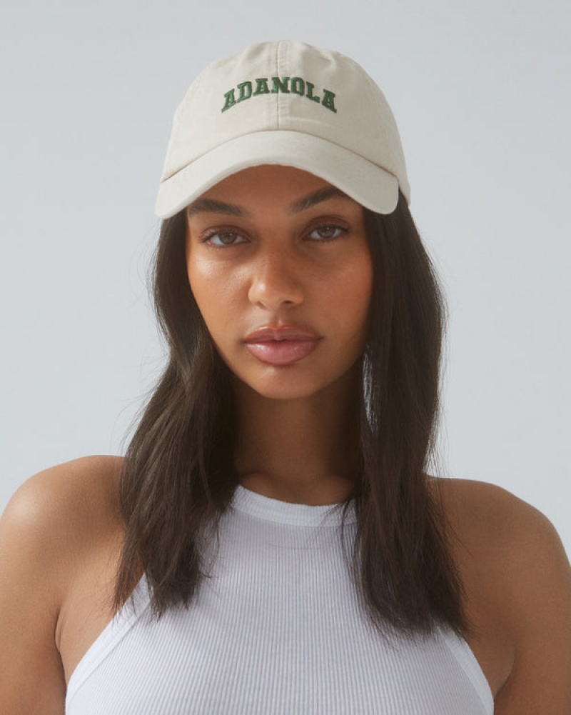 Adanola Varsity Cap Hvide Grøn | SN-ADA56706