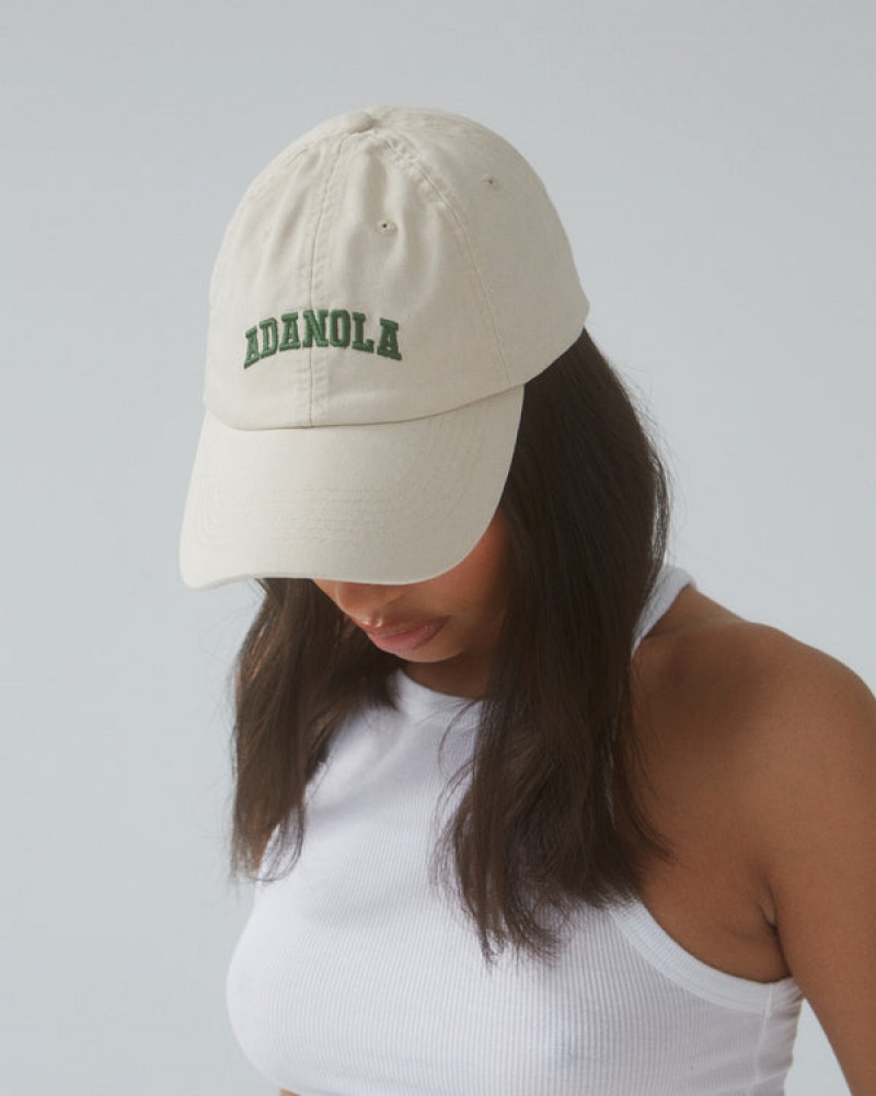 Adanola Varsity Cap Hvide Grøn | SN-ADA56706