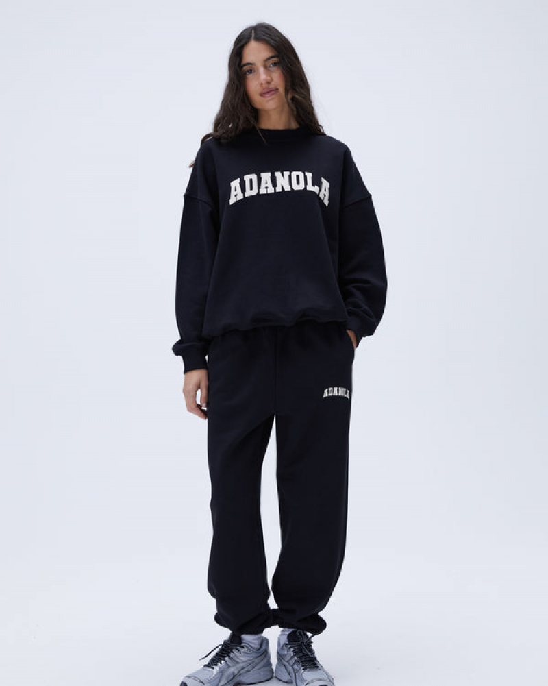 Adanola Varsity Oversized Sweatshirt Sort | SN-ADA56516